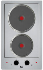 TEKA Placa modular - Teka EFX 30.1 2P, Eléctrica, 2 zonas, Zona grande 18 cm, 30 cm, Acero inoxidable
