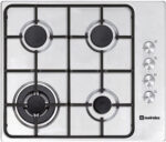MEIRELES Placa de gas - MEIRELES MG 3650 X, 4 zonas, Gas ButanoGas Propano, 610 mm, Inox