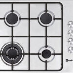 MEIRELES Placa de gas - MEIRELES MG 3650 X, 4 zonas, Gas ButanoGas Propano, 610 mm, Inox