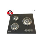 KROMSLINE Placa de gas - KROMSLINE KPCG-3F-CR, 3 quemadores zonas, 600 mm, Inox - Imagen 2