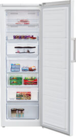 BEKO Congelador vertical - BEKO RFNE290L41WN, 265 l, 171,4 cm, Blanco - Imagen 3