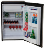JOCEL Nevera pequeña - Jocel JF-118, 84 cm, 118 l, 3 estantes, Inox y negro - Imagen 2