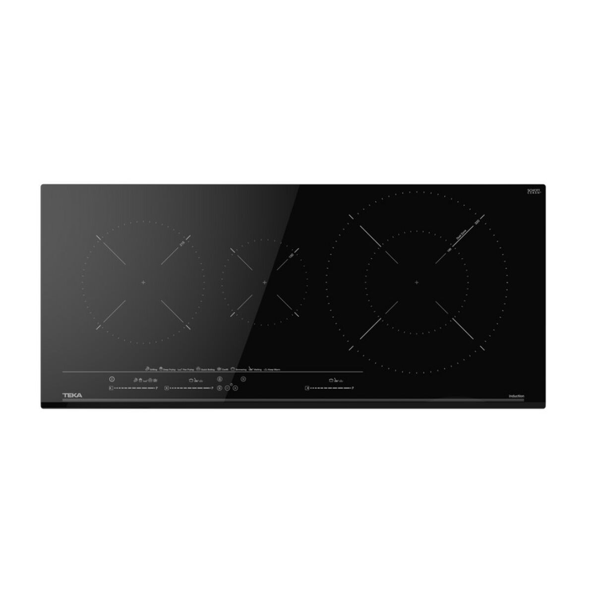 140528630_1 TEKA Placa de inducción - TEKA IZC93320MST, 3 zonas, 900 mm, Negro - Imagen 1