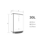 ARISTON Termo Eléctrico - VELIS PRO WIFI 30 ES ARISTON, 30 l, Blanco - Imagen 2