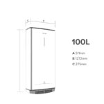 ARISTON Termo Eléctrico - VELIS PRO WIFI 100 ES EU + INSTAFIX ARISTON, 100 l, Blanco - Imagen 2