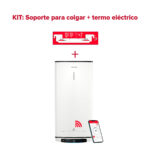 ARISTON Termo Eléctrico - VELIS PRO WIFI 80 ES EU + INSTAFIX ARISTON, 80 l, Blanco