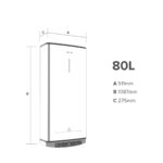ARISTON Termo Eléctrico - VELIS PRO WIFI 80 ES EU + INSTAFIX ARISTON, 80 l, Blanco - Imagen 2