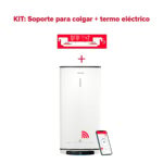 ARISTON Termo Eléctrico - VELIS PRO WIFI 50 ES EU + INSTAFIX ARISTON, 50 l, Blanco
