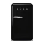 SMEG Frigorífico una puerta - SMEG FAB10RBL6, Altura 970 mm, Capacidad 122 l, Negro