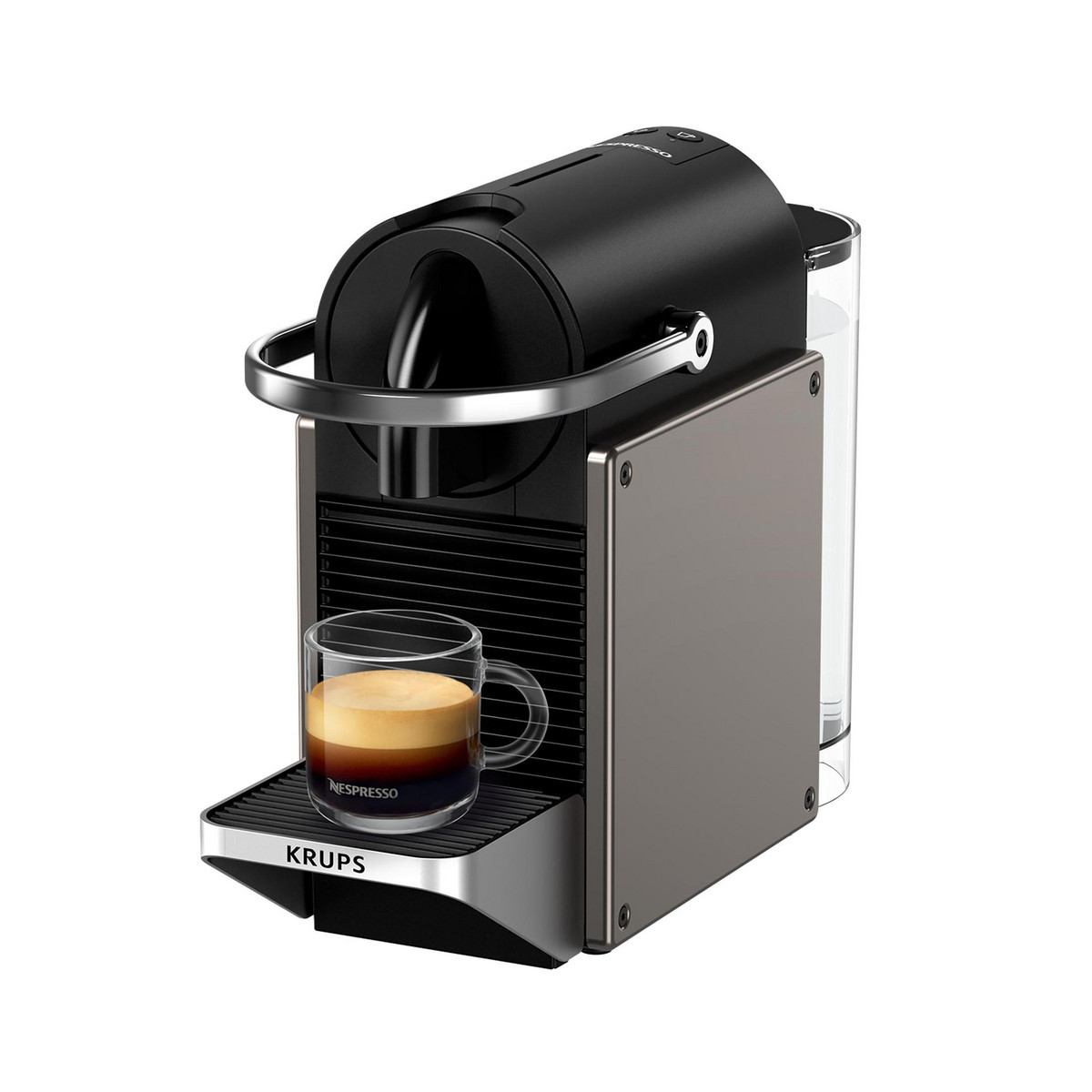 141693146_1 KRUPS Cafetera de cápsulas - KRUPS XN306T10, 19 bar, 1260 W, Negro, Titanio - Imagen 1