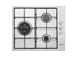 VITROKITCHEN Placa de gas - VITROKITCHEN EN630LIB, 3 zonas, 51 cm, Inoxidable