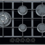 VITROKITCHEN Placa de gas - VITROKITCHEN CG73NN, 5 zonas, 51 cm, Negro