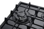 VITROKITCHEN Placa de gas - VITROKITCHEN CG73NB, 3 zonas, 51 cm, Negro - Imagen 2