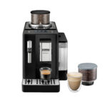DE LONGHI Cafetera superautomática - DE LONGHI Rivelia EXAM440.35.B, 19 bar, 1450 W, 2 tazas, Negro