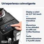 DE LONGHI Cafetera superautomática - DE LONGHI Rivelia EXAM440.35.B, 19 bar, 1450 W, 2 tazas, Negro - Imagen 6