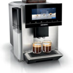 SIEMENS Cafetera superautomática - SIEMENS EQ.900 TQ903DZ3, 19 bar, 1500 W, 0,7 l, 2 tazas, Negro, Acero inoxidable