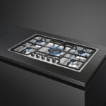 SMEG Placa de gas - SMEG PGF75-4, 5 zonas, Gas natural, GLP (gas licuado de petróleo), 720 mm, Acero inoxidable - Imagen 4