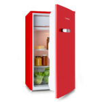 KLARSTEIN Nevera pequeña - KLARSTEIN Beercracker 91L, Altura 45 cm, Rojo