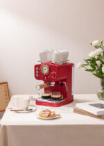 CREATE Cafetera express - CREATE THERA RETRO, , 1100 W, Cream - Imagen 4