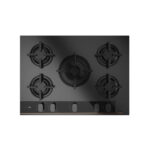 TEKA Placa de gas - TEKA 112570210, 5 zonas, propano/butano, 700 mm, Negro