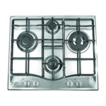 HOTPOINT Placa de gas - HOTPOINT PCN 642 T/IX/HAR, 4.0000 zonas, Metano, 60 cm, Acero - Imagen 2