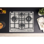 HOTPOINT Placa de gas - HOTPOINT PCN 642 T/IX/HAR, 4.0000 zonas, Metano, 60 cm, Acero - Imagen 5