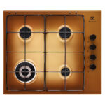 ELECTROLUX Placa de gas - ELECTROLUX EGS6414T, 4.0000 zonas, 59,4 cm, Latón