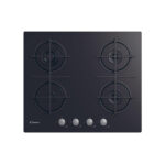 CANDY Placa de gas - CANDY CVG6B, 4.0000 zonas, NG + LPG (Butane), 595 mm, Negro