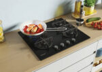 CANDY Placa de gas - CANDY CVG6B, 4.0000 zonas, NG + LPG (Butane), 595 mm, Negro - Imagen 2