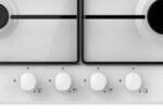 CANDY Placa de gas - CANDY CHW6BRWW, 4.0000 zonas, 595 mm, Blanco - Imagen 4