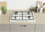 CANDY Placa de gas - CANDY CHW6BRWW, 4.0000 zonas, 595 mm, Blanco - Imagen 6