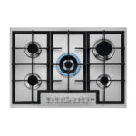 AEG Placa de gas - AEG HGB75400SM, 5.0000 zonas, 74,4 cm, Acero