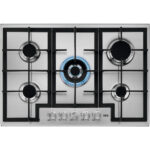 AEG Placa de gas - AEG HGB75400SM, 5.0000 zonas, 74,4 cm, Acero - Imagen 2