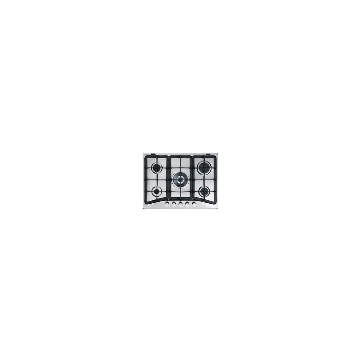 144357559_1 DE LONGHI Placa de gas - DE LONGHI IF 57 PRO N, 5.0000 zonas, 680 mm, Acero - Imagen 1