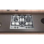 HOTPOINT Placa de gas - HOTPOINT PCN 641 T/IX/HAR, 4.0000 zonas, Metano, 59,00 cm, Acero - Imagen 6