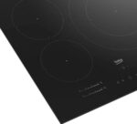 BEKO Placa de inducción - BEKO HII 63720 UT, 3 zonas, 590 mm, Negro - Imagen 6