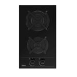TEKA Placa de gas - TEKA GBC 32000 BUT, 2 zonas, Gas Butano, 300 mm, Negro