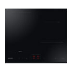 SAMSUNG Placa de inducción - SAMSUNG Flex Zone 3300W (NZ64B5046GK), 4 zonas, 590 mm, Black