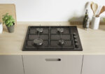 CANDY Placa de gas - CANDY Idea CHW6LBB, 4.0000 zonas, 59,5 cm, Negro - Imagen 2