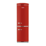 SEVERIN Frigorífico combi - SEVERIN RKG 8997, No Frost, Total No Frost, Altura 194 cm, Capacidad 315 l, Rojo