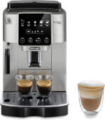 DE LONGHI Cafetera express - DE LONGHI ECAM220.30.SB, 15 bar, 1450 W, 2 tazas, Inox + Preto