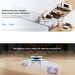 EUREKA Robot aspirador - EUREKA J12 Ultra-EU-VD, 65 W, Depósito 3 l, Autonomía 2 h y 30 min, Negro - Imagen 4