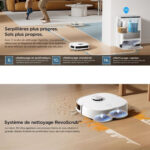 EUREKA Robot aspirador - EUREKA J12 Ultra-EU-VD, 65 W, Depósito 3 l, Autonomía 2 h y 30 min, Negro - Imagen 6