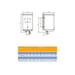 COINTRA Termo eléctrico - 18006 COINTRA, 97 l, Blanco - Imagen 3