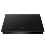 MIDEA Placa de vitrocerámica - MIDEA MCH520T239K0, 3 zonas, 590 mm, Negro