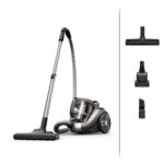 ROWENTA Aspirador sin bolsa - ROWENTA RO4B50CH, 900 W, Depósito 2,5 l, Negro, Bronce