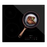 CECOTEC Placa de vitrocerámica - CECOTEC Bolero Squad V 3001, 3 zona(s) zonas, 58 cm, Negro