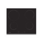 CANDY Placa de vitrocerámica - CANDY 33801795, 4.0000 zonas, 590 mm, Negro
