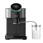 CECOTEC Cafetera superautomática - CECOTEC Cremmaet Spin, 19 bar, 1450 W, 600 ml, 2 tazas, Black