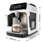 PHILIPS Cafetera automática - PHILIPS EP2333/40, , 1500 W, Acero inoxidable, Blanco - Imagen 8